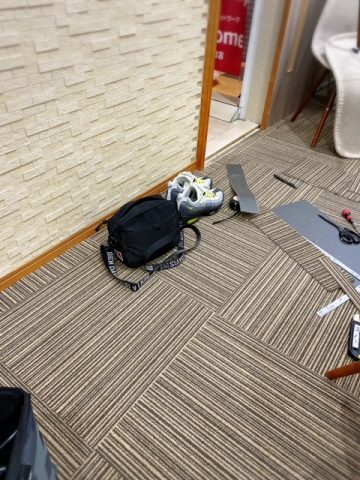 店舗改装中
